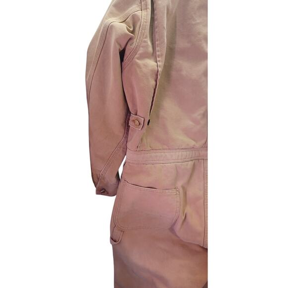 VTG Carhartt Quilted Duck Canvas Coveralls X01 Lined Workwear Men's 2 XL Utility - Picture 7 of 8